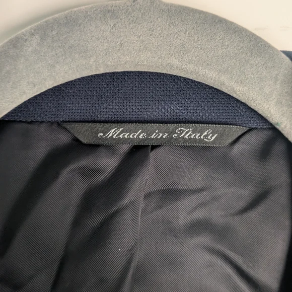 Canali Pure Wool Navy Sport Coat
